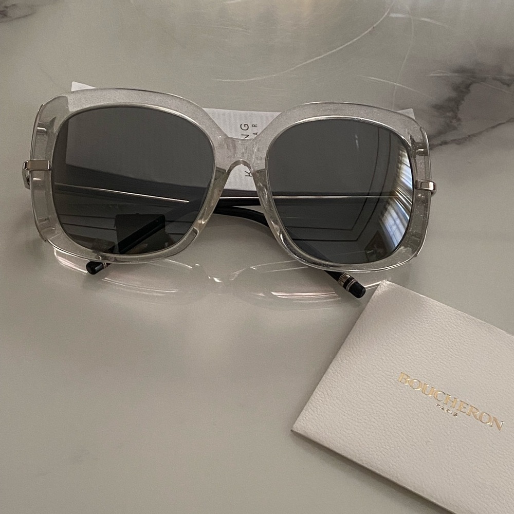 BOUCHERON 54mm Square Sunglasses ❤️NWT❤️ - Picture 4 of 11